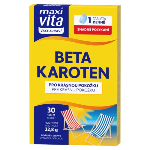 MaxiVita Vaše Zdraví Beta karotén 30 tabliet