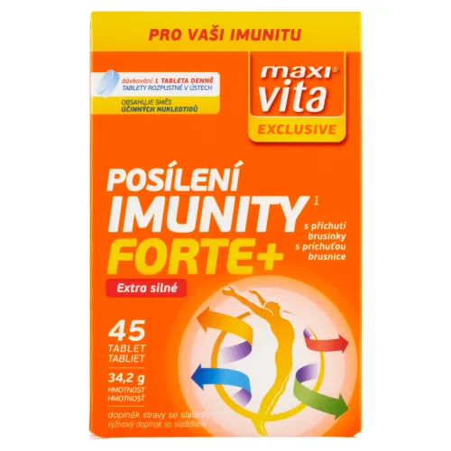 MaxiVita Exclusive Posilnenie imunity Forte+ výživový doplnok 45 tabliet