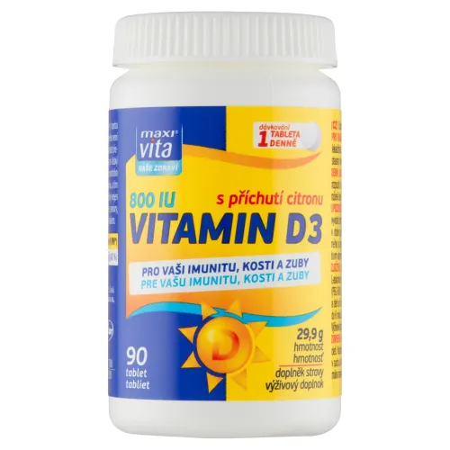MaxiVita Vaše Zdraví Vitamín D3 90 tabliet