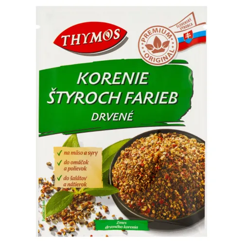 Thymos Korenie štyroch farieb drvené
