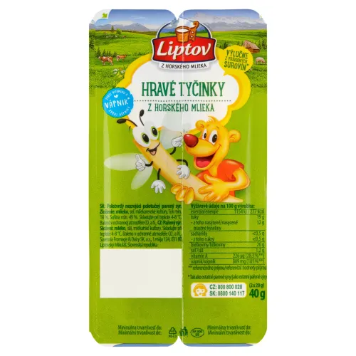 Liptov Hravé tyčinky 2 x(40 g)