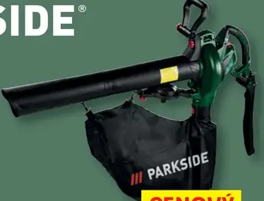 Parkside elektrický vysávač a fúkač lístia