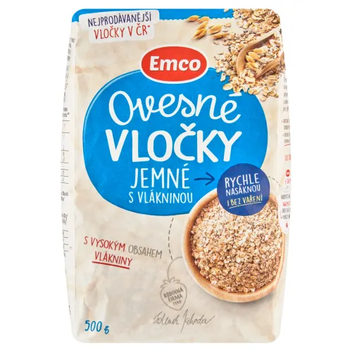 Emco Jemné ovsené vločky s vlákninou