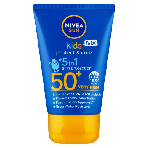 Nivea Sun Protect & Care detské vreckové mlieko na opaľovanie OF 50+