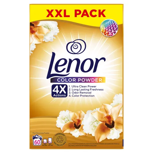 Lenor Prací Prášok 60 Praní, Vanilla Orchid & Golden Amber
