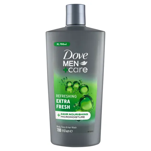 Dove Men+Care Extra Fresh sprchovací gél na telo, tvár a vlasy