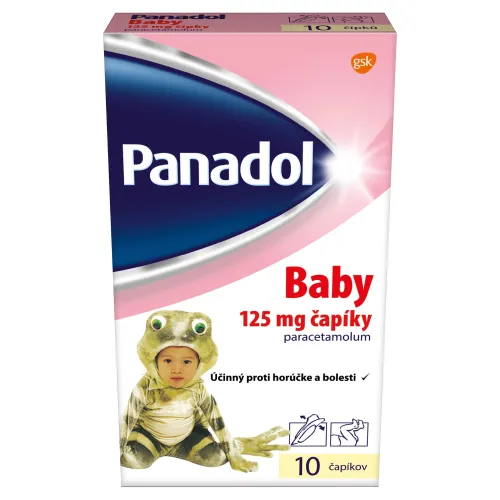 Panadol Baby čapíky 125 mg