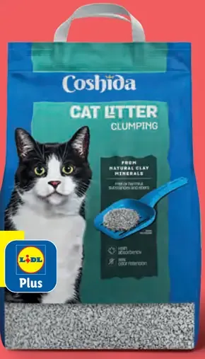Coshida hrudkujúca podstielka pre mačky