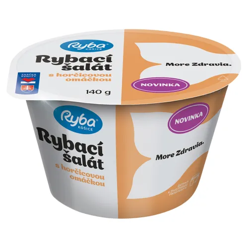 Ryba Košice Rybací šalát s horčicovou omáčkou