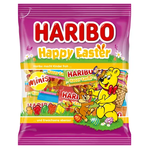 Haribo Happy Easter Minis želé s ovocnými príchuťami