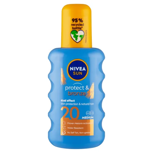 Nivea Sun Protect & Bronze sprej na opaľovanie podporujúci zhnednutie OF