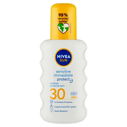 Nivea Sun Sensitive sprej na opaľovanie OF