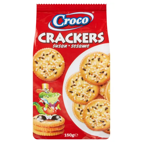Croco Slané krekery so sezamom trvanlivé pečivo