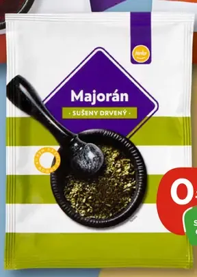 Terka majorán, sušený drvený