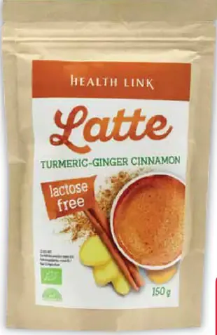 Health Link Latte kurkuma, zázvor a škorica