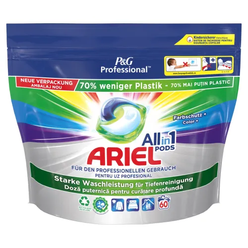Ariel Professional Allin1 Pods Tekuté Pracie Kapsuly Color+ 60 Praní