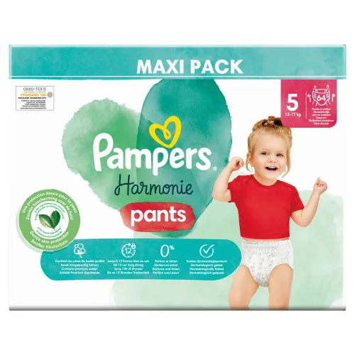 Pampers Harmonie Baby 64 Plienky-Plienkové nohavičky Veľkosť 5