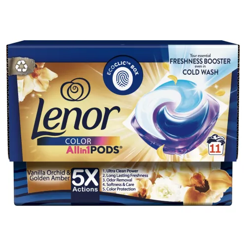 LENOR All-in-1 PODS Pracie Kapsuly, 11 Praní, Gold Orchid
