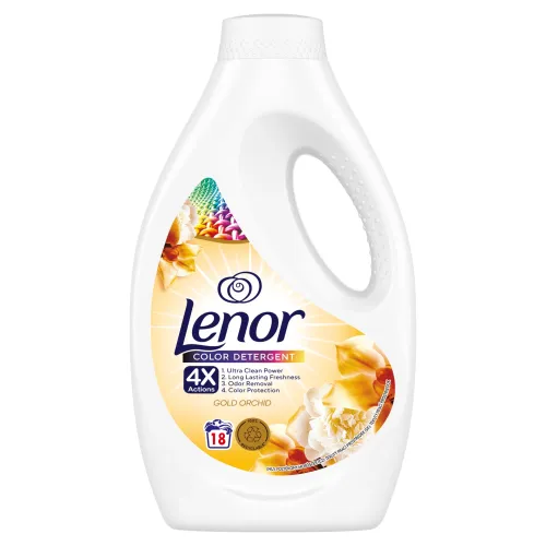 Lenor Tekutý Prací Prostriedok 18 Praní, Vanilla Orchid & Golden Amber