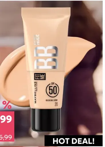 Maybelline New York FitMe SPF 50 BB krém, rôzne odtiene