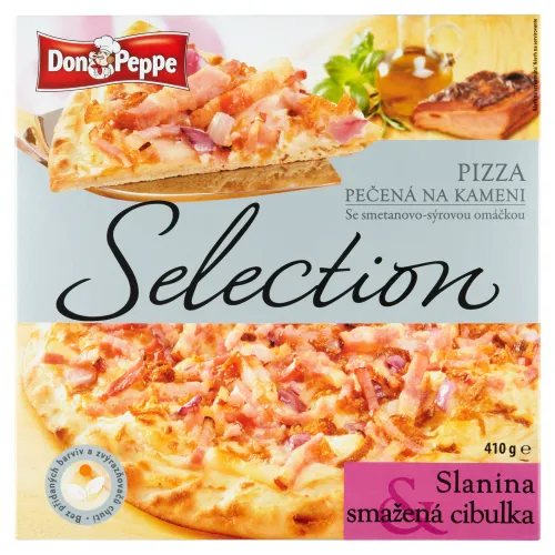 Don Peppe Selection Pizza slanina & opražená cibuľka
