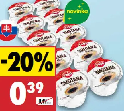 Rajo smotana do kávy 10 %