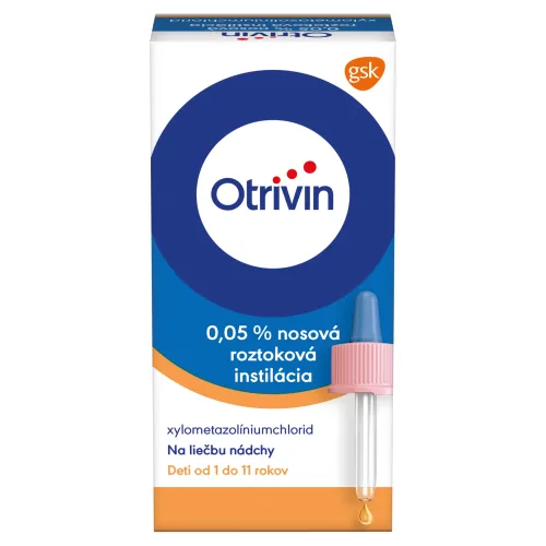 Otrivin 0,05 % nosová roztoková instilácia