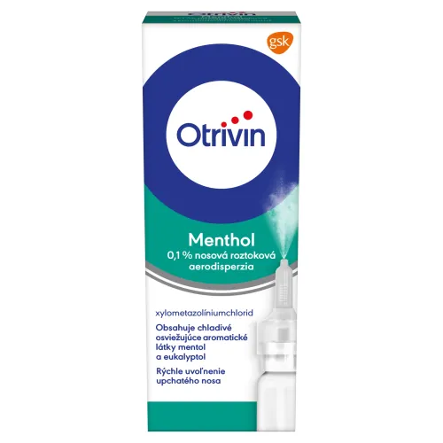 Otrivin Menthol 0,1% nosová roztoková aerodisperzia