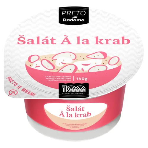 PRETO Radoma Šalát Á la krab