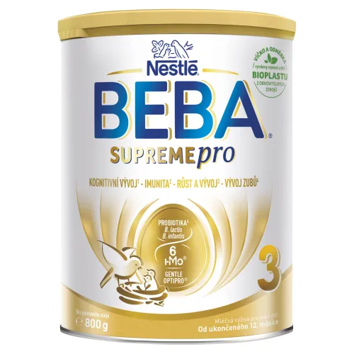 BEBA SUPREMEpro 3, 6 HMO, mlieko pre malé deti