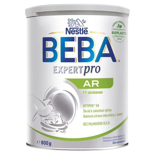 BEBA EXPERTpro AR, pri odgrckávaní, mliečna dojčenská výživa