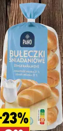Žemle mliečne Pano