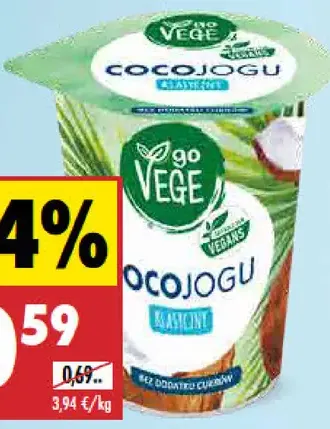 Rastlinný dezert rôzne druhy Go Vege