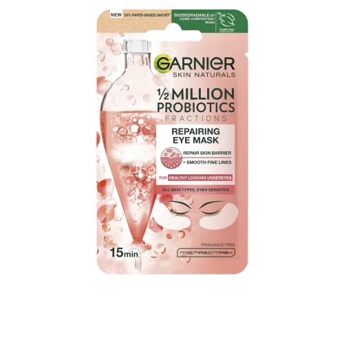 Garnier Skin Naturals regeneračná očná textilná maska s probiotickými frakciami