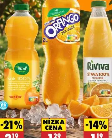 Orango sýtený nápoj Orange/Lemo
