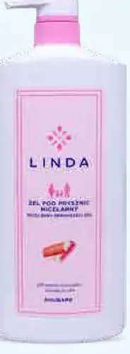 Linda sprchový gél micelárny, vôňa mirabelky alebo rebarbory