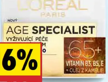 L'Oréal Paris pleťový krém Age Specialist 65+, denný alebo nočný