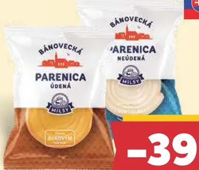 Milsy Bánovecká parenica údená/neud ená