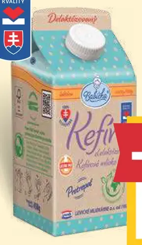 Babička kefír 1,1 %, bezlaktózový