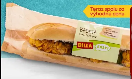 BILLA Easy bageta – rôzne druhy