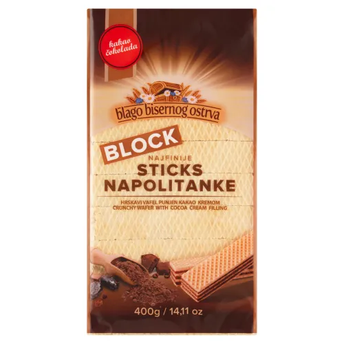 Blago bisernog ostrva Oblátky s kakaovou náplňou