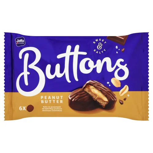 Jaffa Buttons Peanut Butter Biscuit
