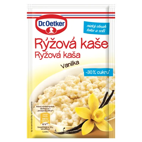 Dr. Oetker Ryžová kaša vanilka