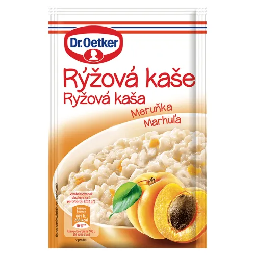 Dr. Oetker Ryžová kaša marhuľová