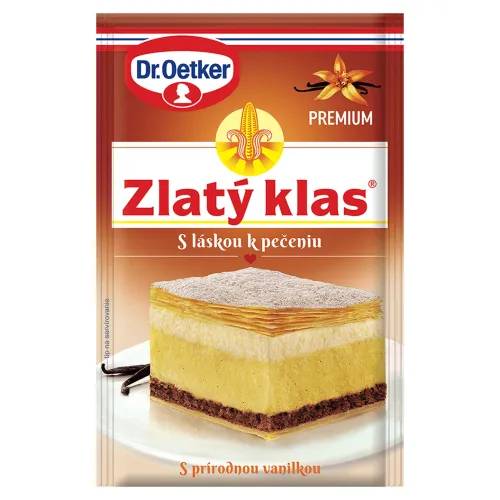 Dr. Oetker Zlatý klas Premium krémový prášok vanilkový