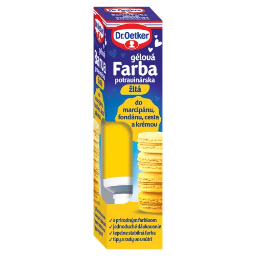 Dr. Oetker Farba gélová potravinárska žltá