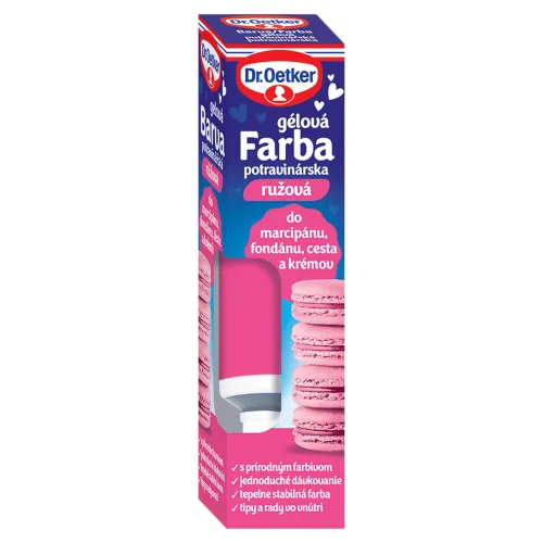 Dr. Oetker Farba gélová potravinárska ružová