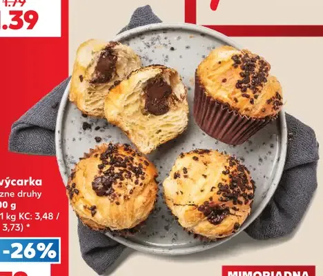 Cruffin s čokoládovou náplňou