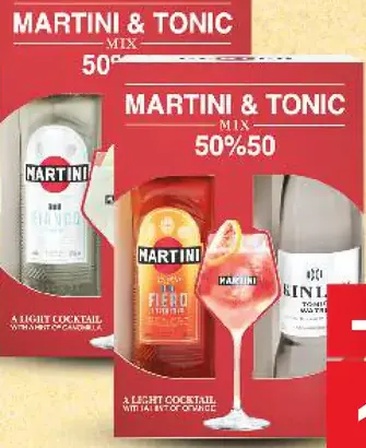Martini & Tonic darčekové balenie, vermút a limonáda