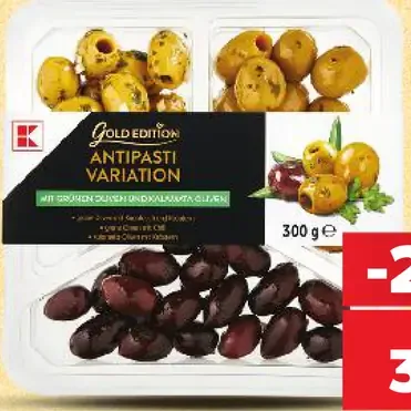 K-Gold Edition antipasti olivy